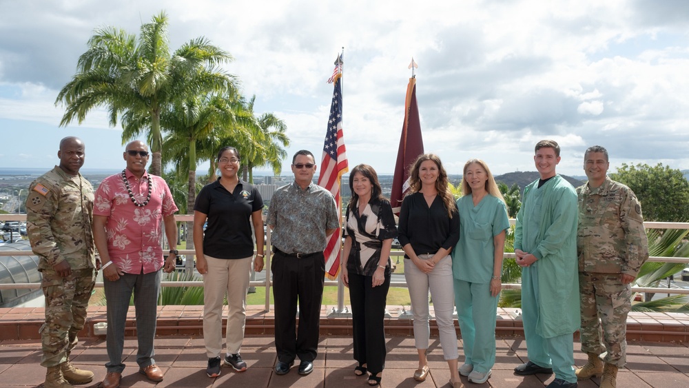 Deputy Secretary of Veterans Affairs, the Honorable Donald Remy visits Tripler Army Medical Center