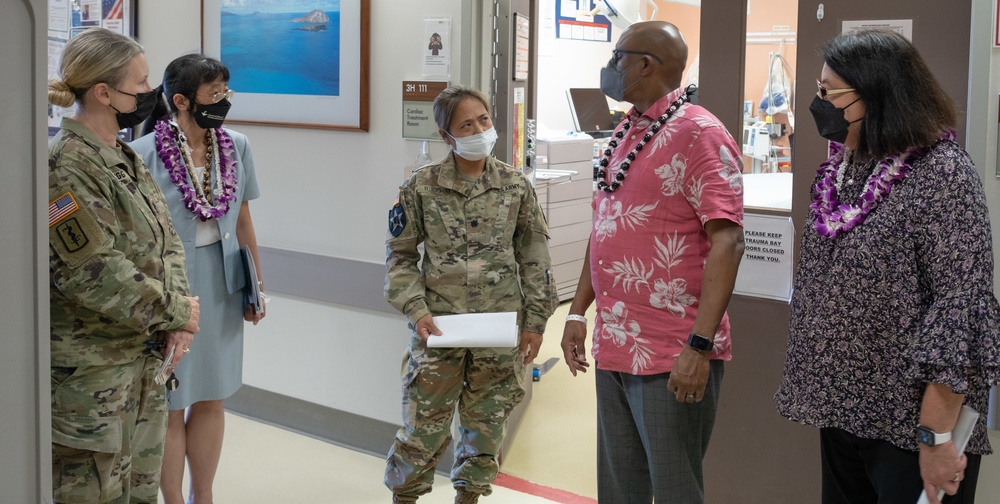 Deputy Secretary of Veterans Affairs, the Honorable Donald Remy visits Tripler Army Medical Center