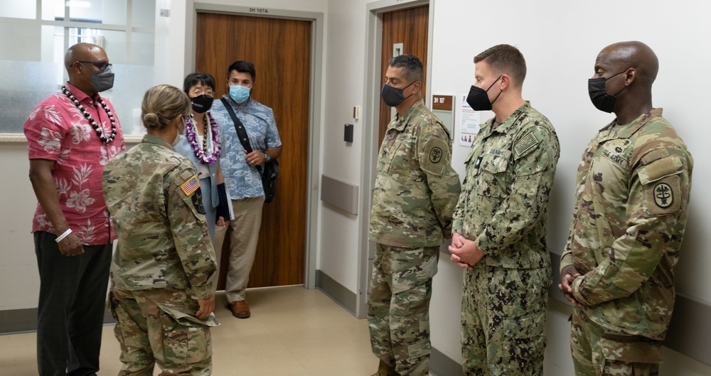 Deputy Secretary of Veterans Affairs, the Honorable Donald Remy visits Tripler Army Medical Center