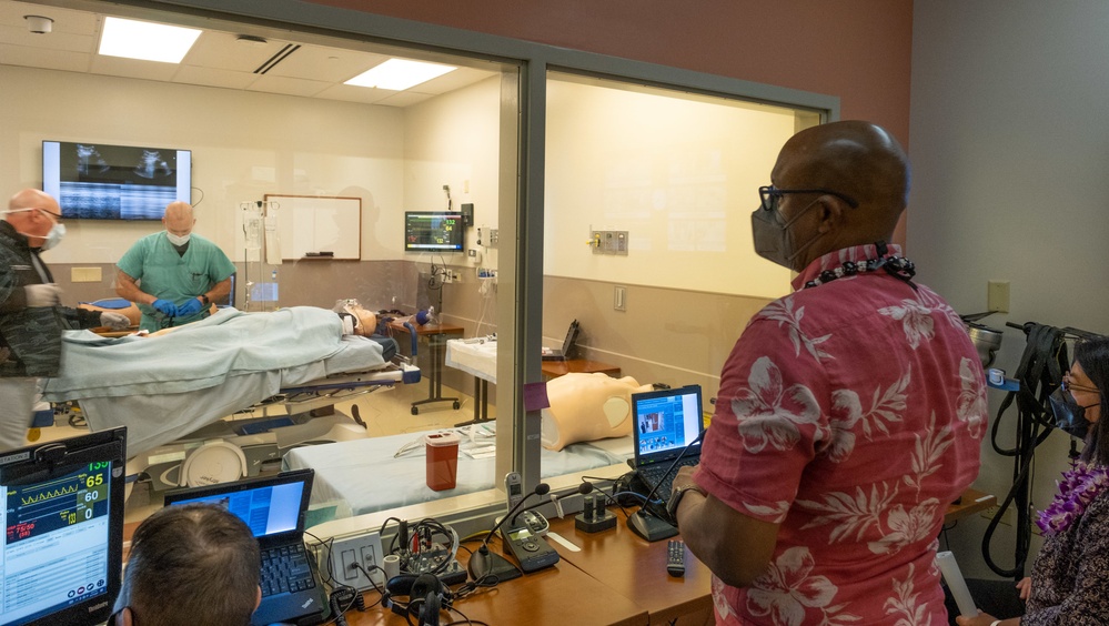 Deputy Secretary of Veterans Affairs, the Honorable Donald Remy visits Tripler Army Medical Center