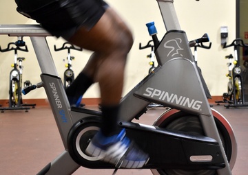 Presidio of Monterey spin class a strong morning motivator