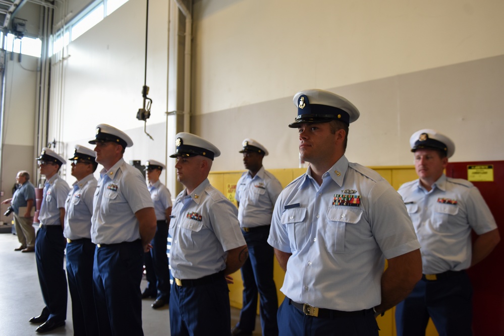 U.S. Coast Guard Medal ceremony at Station Cleveland Harbor