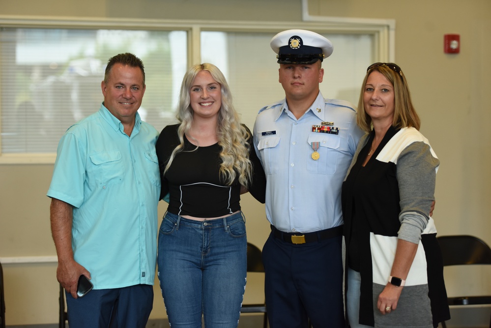 U.S. Coast Guard Medal ceremony at Station Cleveland Harbor