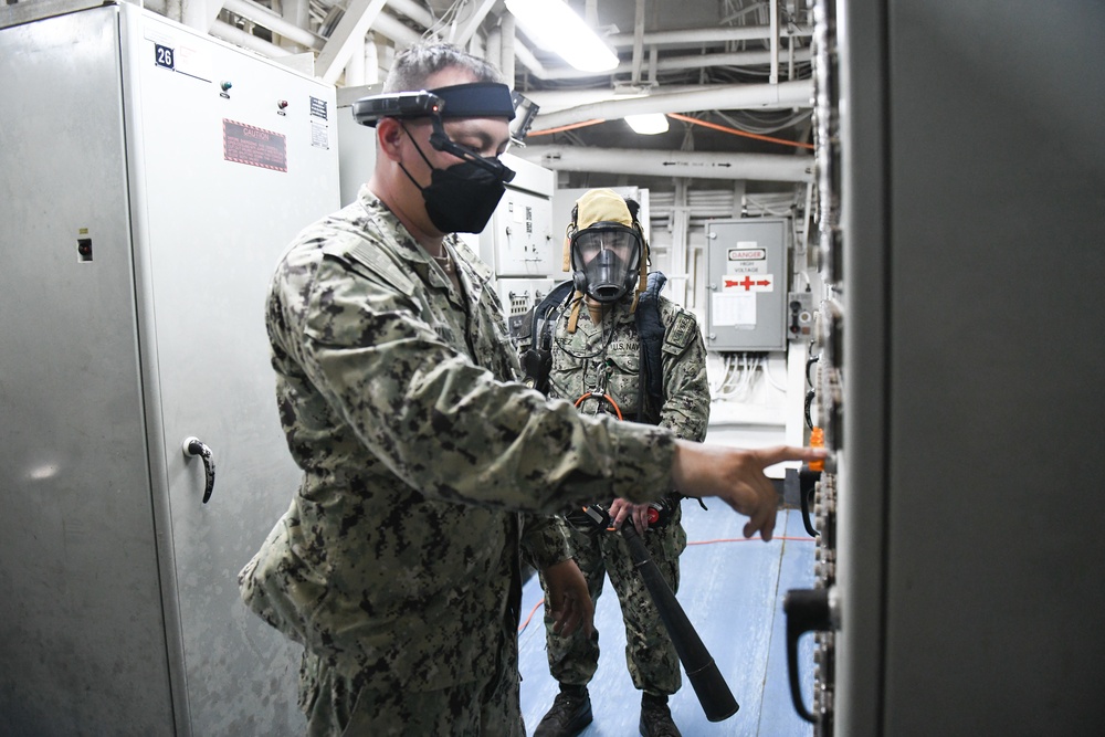 Battle Damage Fire Below Decks