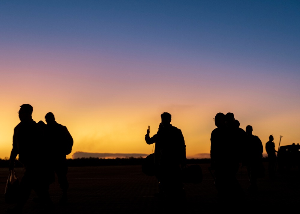 USAF C-17 provides airlift in Australia