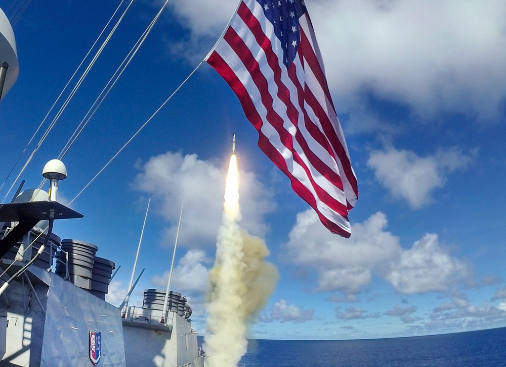 USS Barry Conducts Missile Exercise Using BQM-177A Target