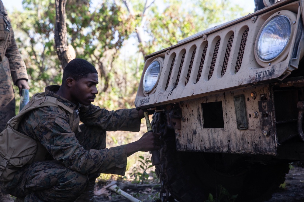 MRF-D 22: Marines participate in 1st Brigade Exercise Predator's Run 22