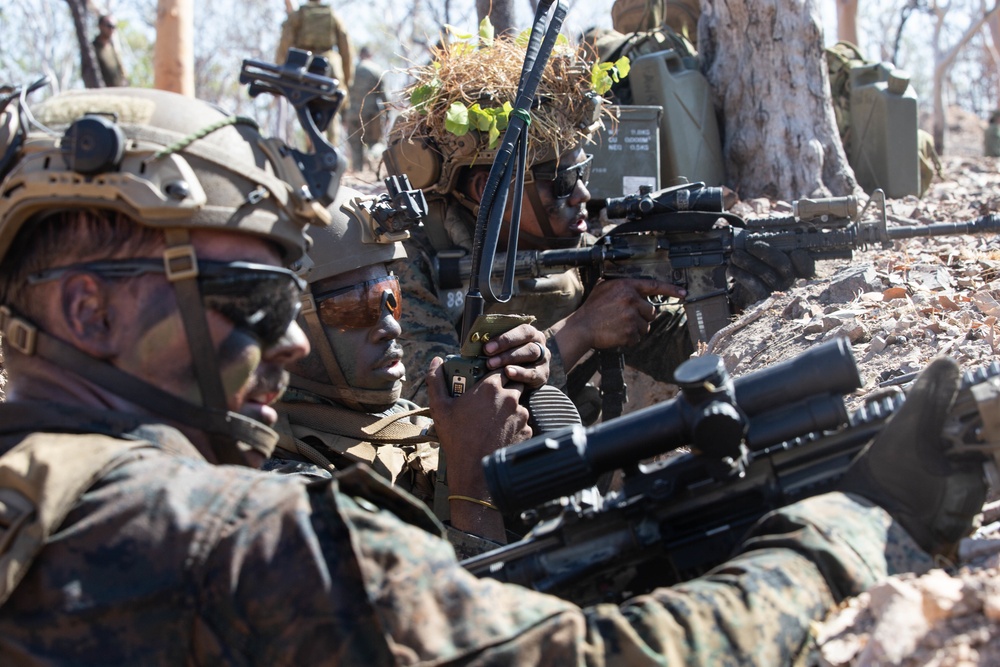 MRF-D 22: Marines participate in 1st Brigade Exercise Predator's Run 22