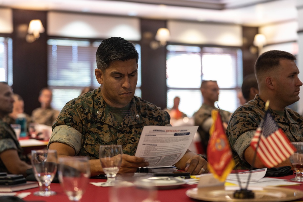 3rd Marine Logistics Group conducts Leaders Professional Military Education workshop on force preservation