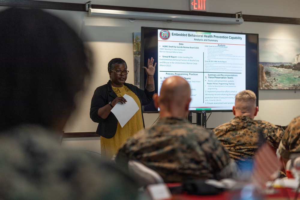 3rd Marine Logistics Group conducts Leaders Professional Military Education workshop on force preservation