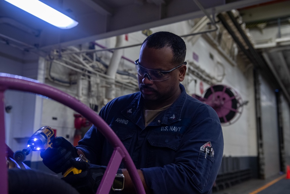 USS America (LHA 6) Conducts Daily Underway Operations