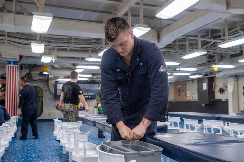 USS America (LHA 6) Conducts Daily Underway Operations