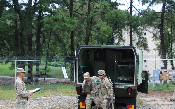 EFMB Test Control Office (TCO) validates lane cadre