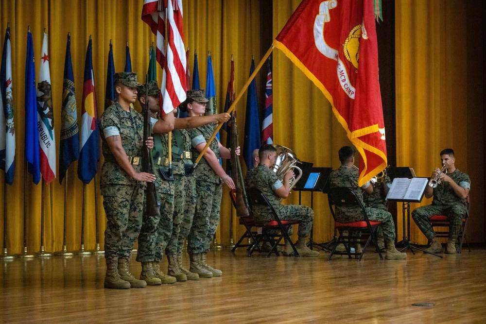 MCIPAC Sergeant Major Appointment Ceremony on Camp Foster