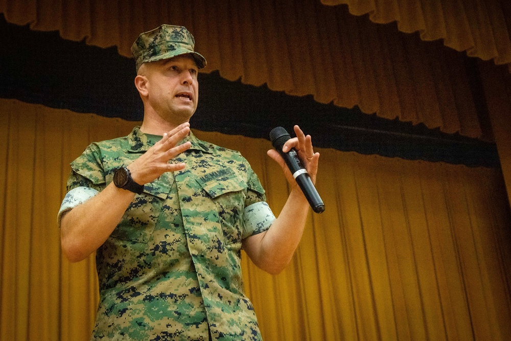 MCIPAC Sergeant Major Appointment Ceremony on Camp Foster