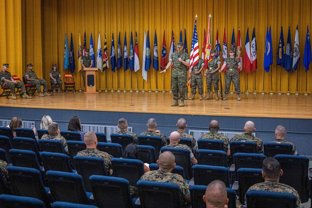 MCIPAC Sergeant Major Appointment Ceremony on Camp Foster