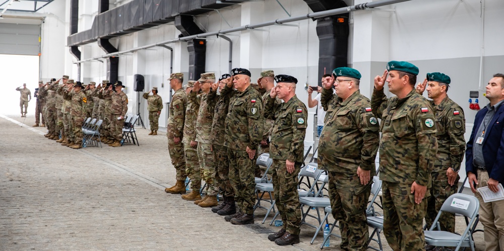 3/1 ABCT Uncasing Ceremony in Poland