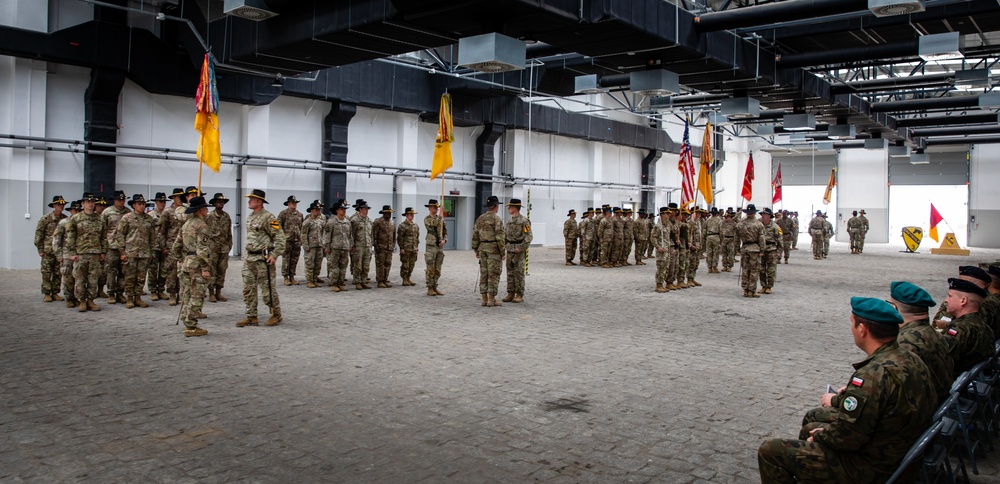 3/1 ABCT Uncasing Ceremony in Poland