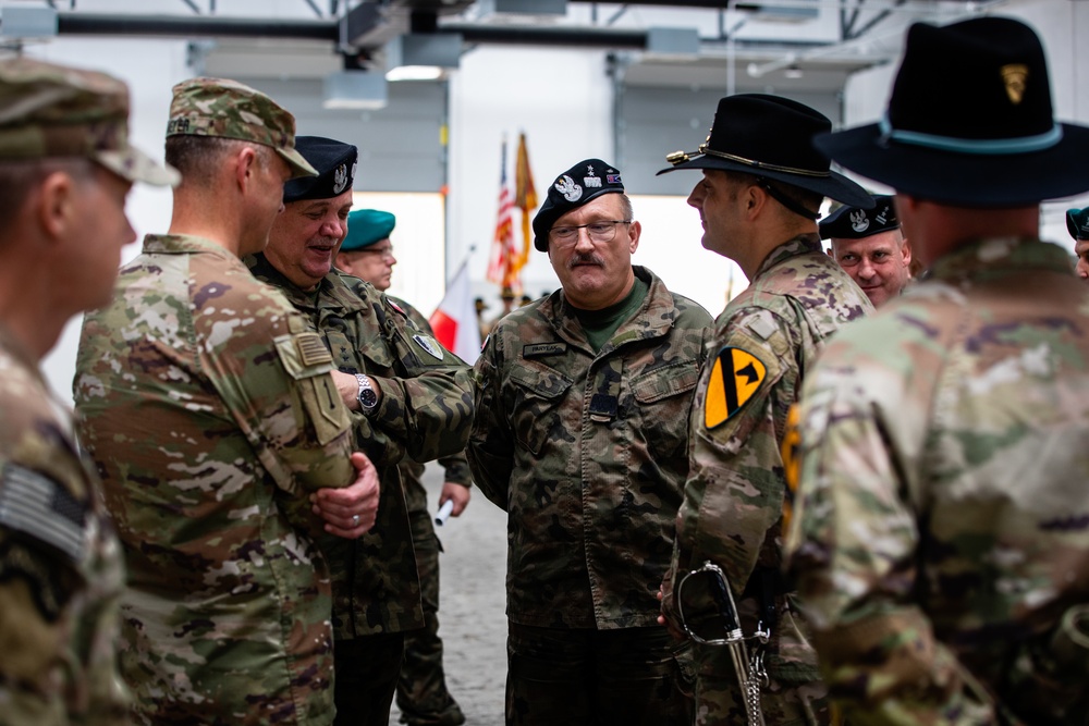 3/1 ABCT Uncasing Ceremony in Poland