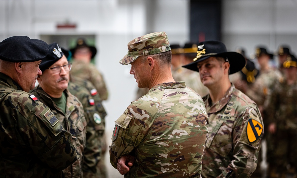 3/1 ABCT Uncasing Ceremony in Poland