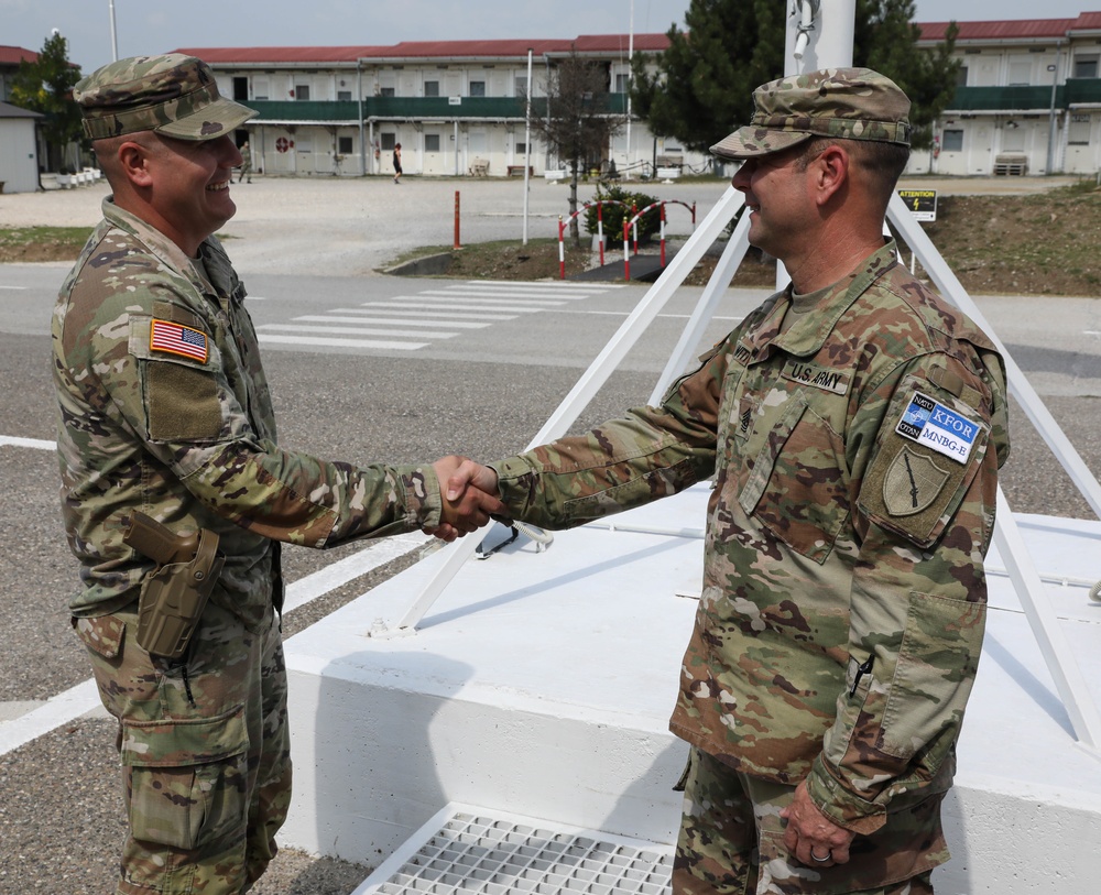 Visit from the State Command Sergeant Major