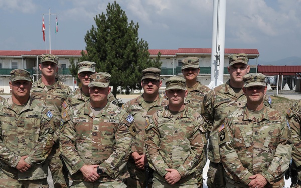 Visit from the State Command Sergeant Major