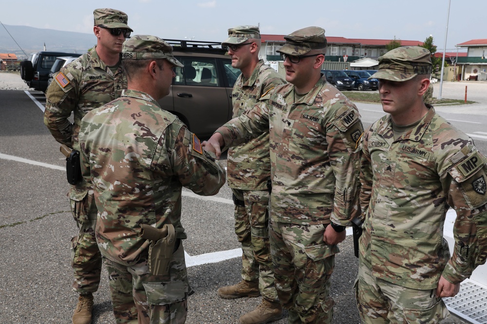 Visit from the State Command Sergeant Major