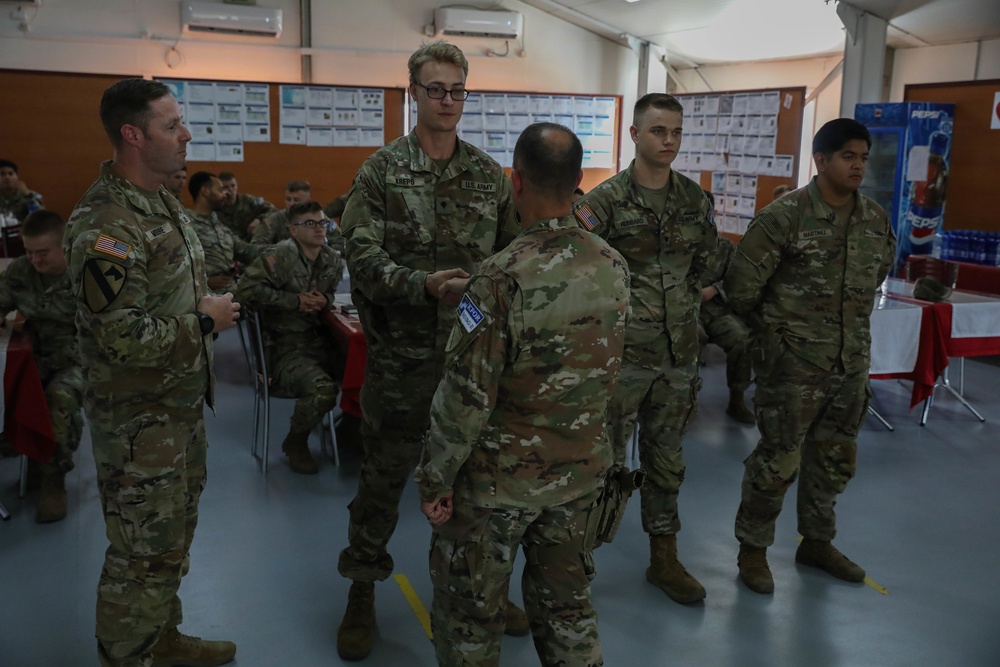 Visit from the State Command Sergeant Major