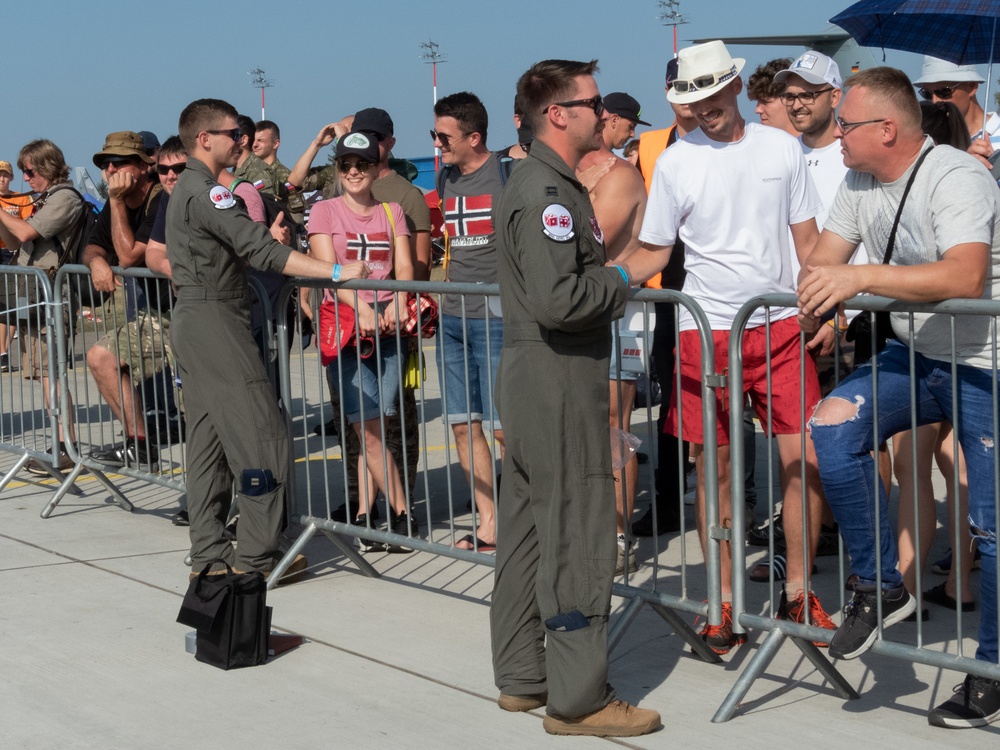 The 90th Expeditionary Fighter Squadron participates in the Slovak International Air Fest