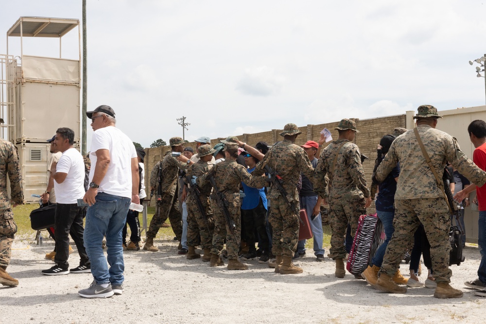 Combat Logistics Battalion 22 conducts Evacuation Control Center training during its Marine Corps Combat Readiness Evaluation (Day 8)