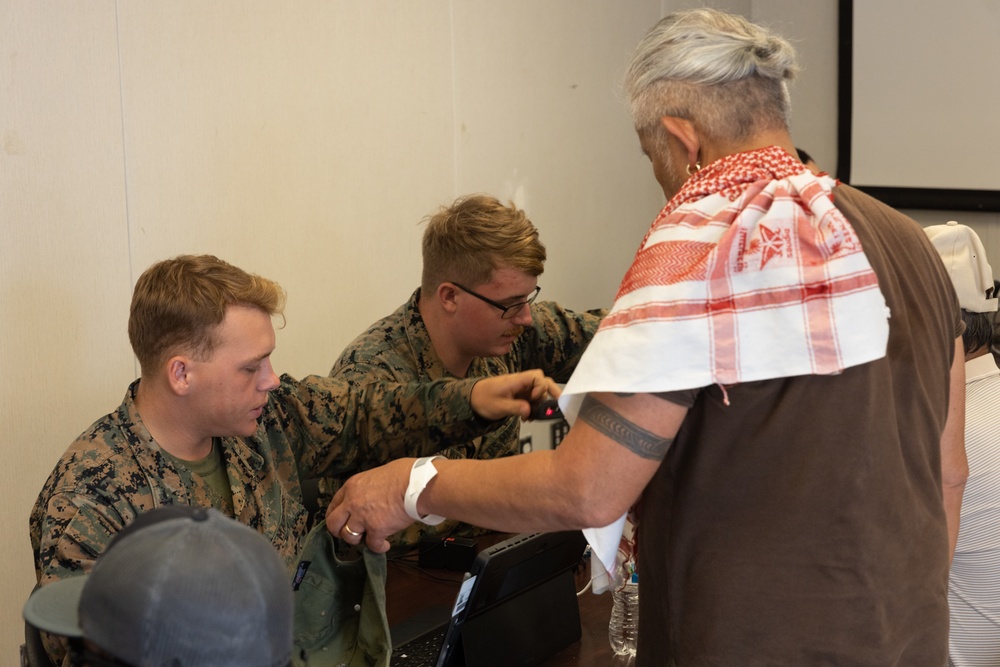 Combat Logistics Battalion 22 conducts Evacuation Control Center training during its Marine Corps Combat Readiness Evaluation (Day 8)