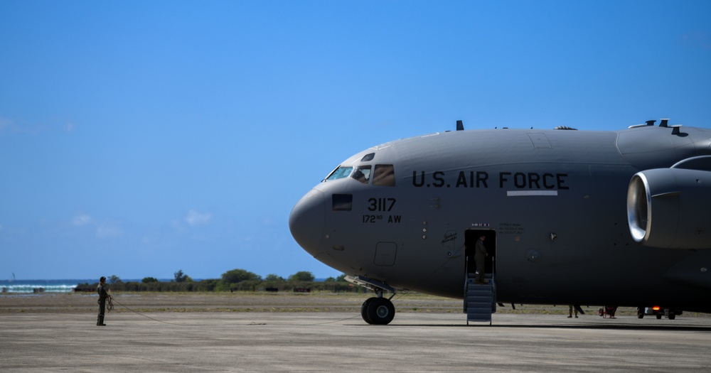 183rd Airlift Squadron, 172nd Maintenance Group Showcase Inherent Flexibility