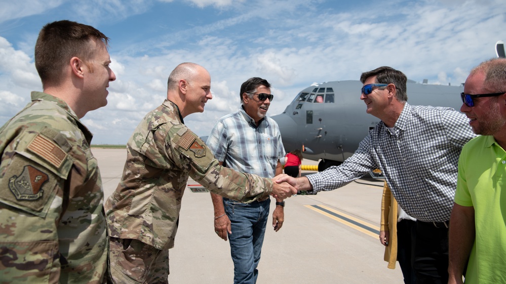 Cannon Air Force Base demonstrates 17th Special Operations Squadron AC-130J to Clovis leaders