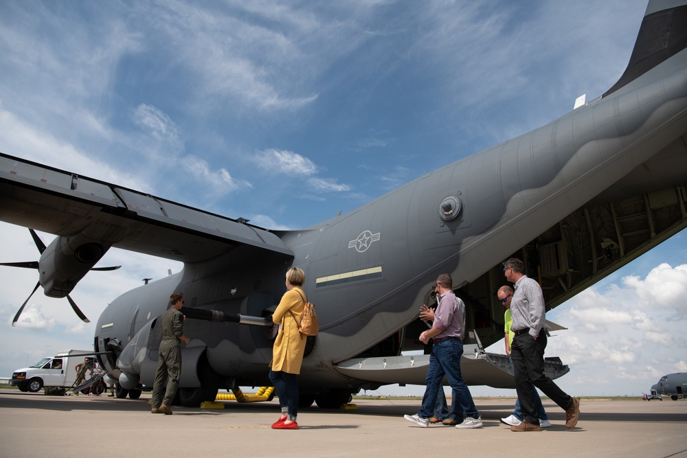 Cannon Air Force Base demonstrates 17th Special Operations Squadron AC-130J to Clovis leaders