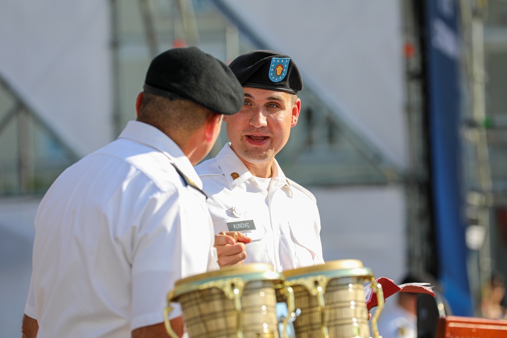 Big Red One Band Performs Concert at Lithuanian Military Tattoo 2022