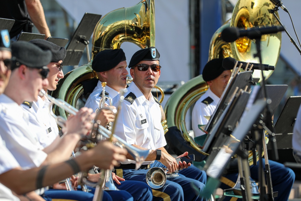 Big Red One Band Performs Concert at Lithuanian Military Tattoo 2022