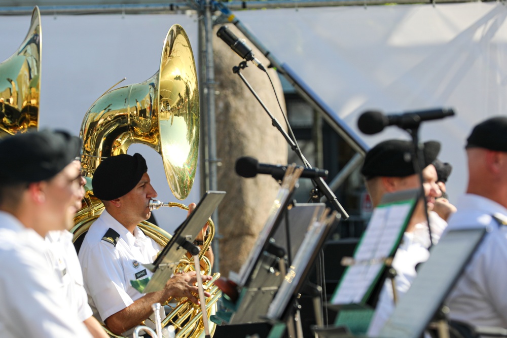 Big Red One Band Performs Concert at Lithuanian Military Tattoo 2022