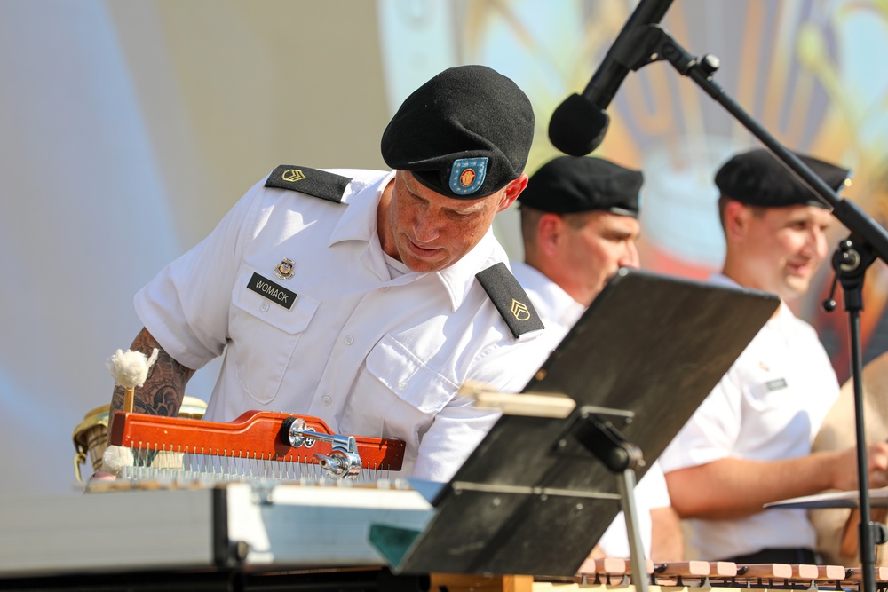 Big Red One Band Performs Concert at Lithuanian Military Tattoo 2022