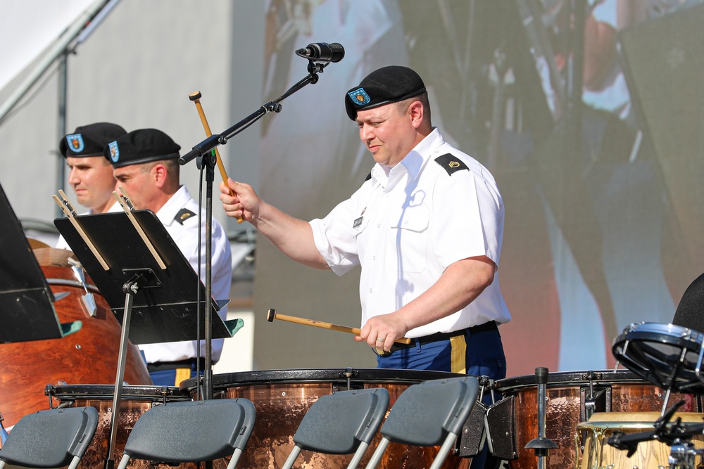 Big Red One Band Performs Concert at Lithuanian Military Tattoo 2022