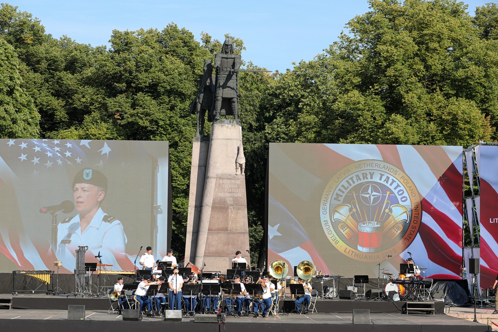 Big Red One Band Performs Concert at Lithuanian Military Tattoo 2022