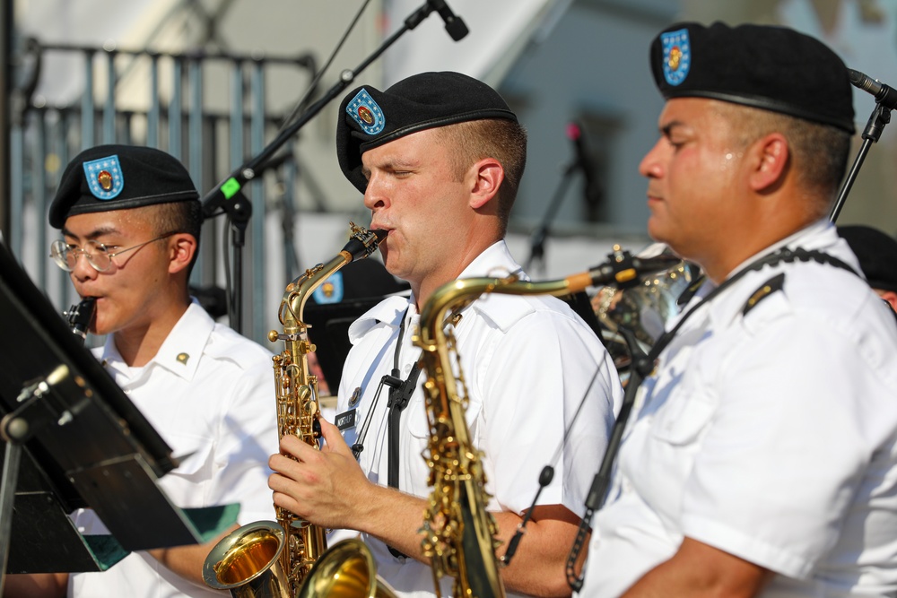 Big Red One Band Performs Concert at Lithuanian Military Tattoo 2022