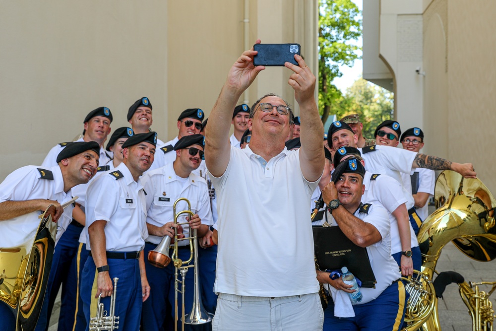 Big Red One Band Performs Concert at Lithuanian Military Tattoo 2022