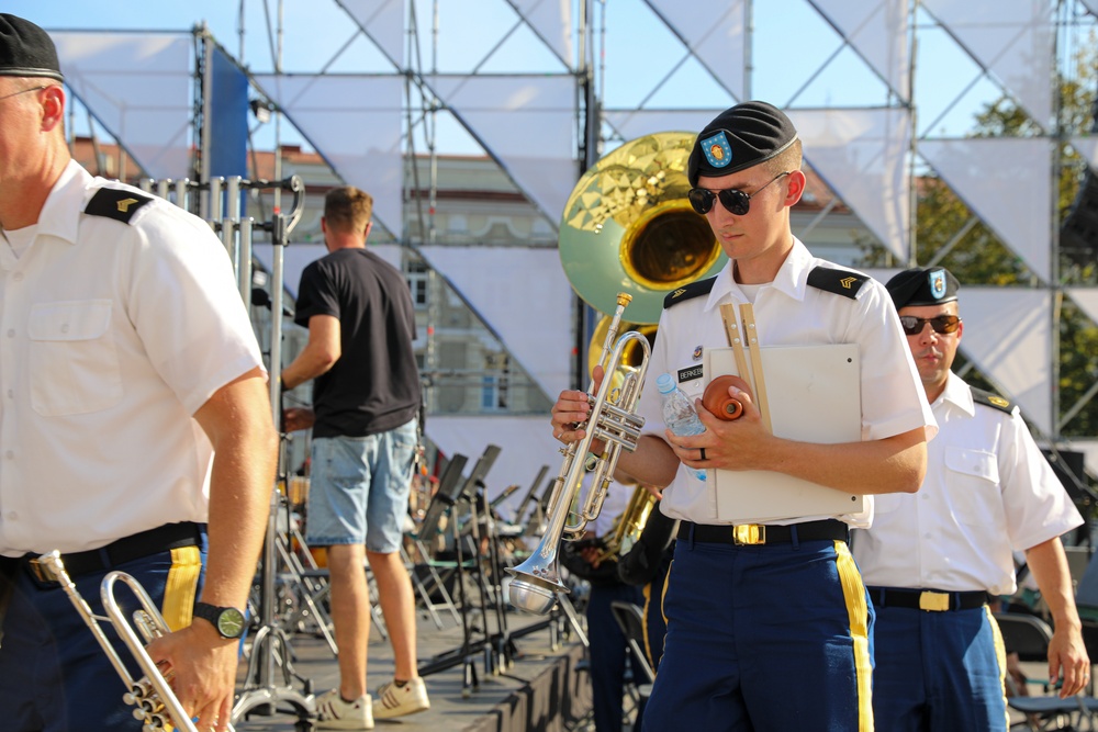 Big Red One Band Performs Concert at Lithuanian Military Tattoo 2022