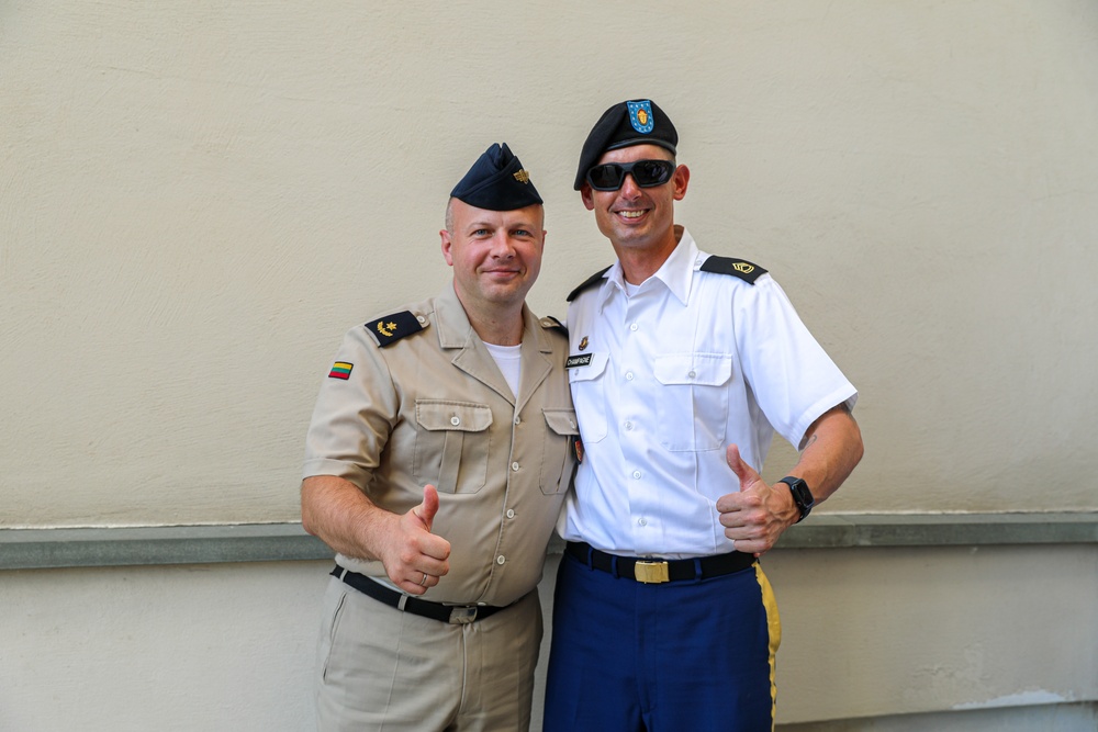 Big Red One Band Performs Concert at Lithuanian Military Tattoo 2022