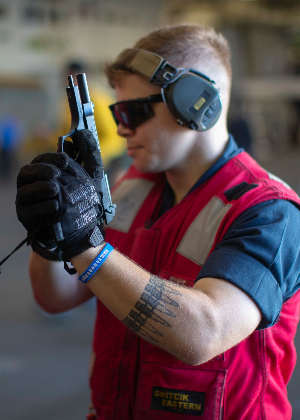 USS Tripoli Small arms Gun Shoot