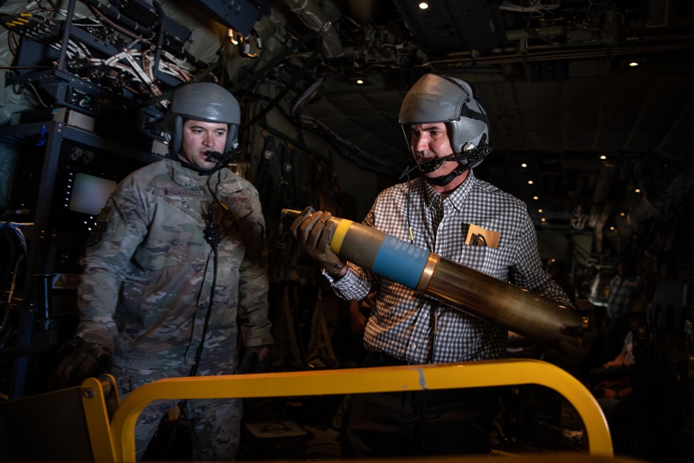 Cannon Air Force Base demonstrates 17th Special Operations Squadron AC-130J to Clovis leaders