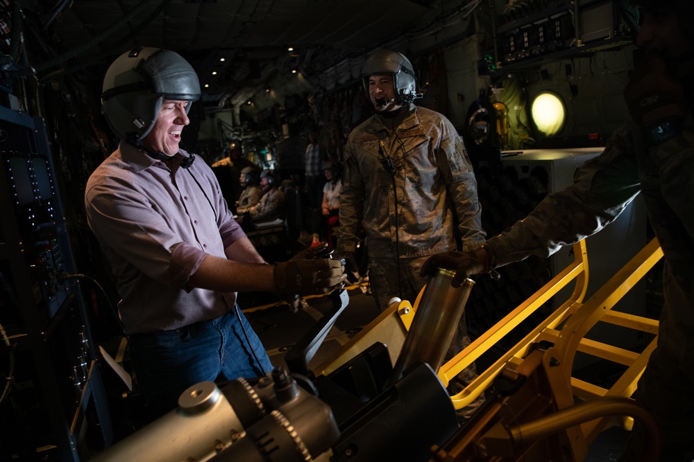 Cannon Air Force Base demonstrates 17th Special Operations Squadron AC-130J to Clovis leaders