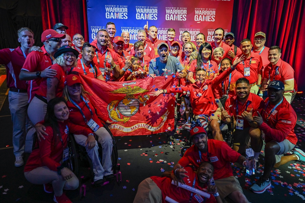 2022 DOD Warrior Games Team Marine Corps - Closing Ceremony