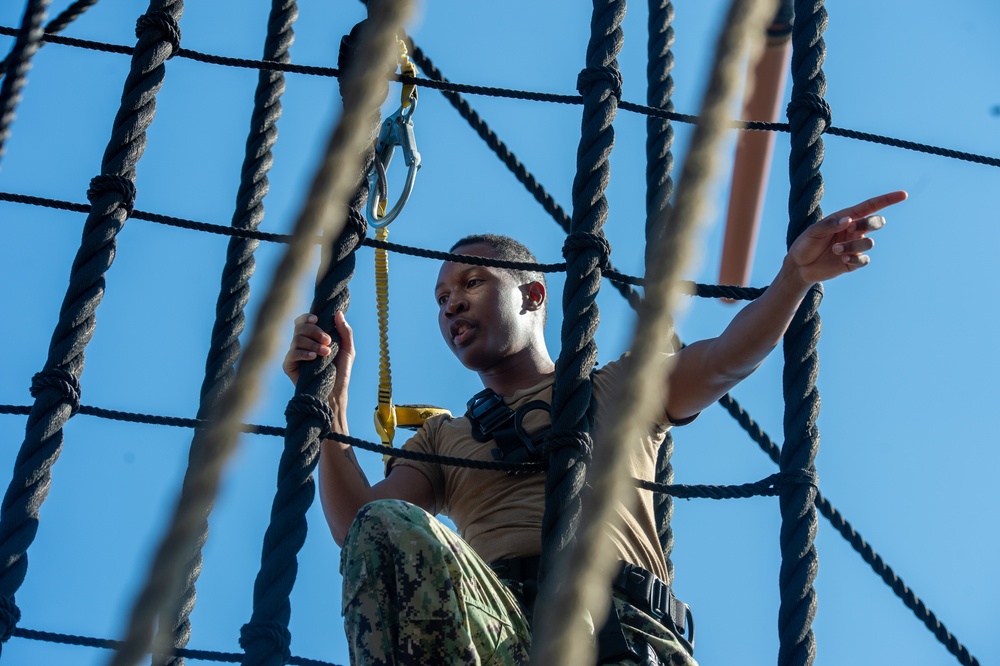 USS Constitution Conducts Training