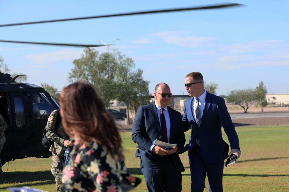 Under Secretary of the Army, Hon. Gabe Camarillo visits Fort Bliss